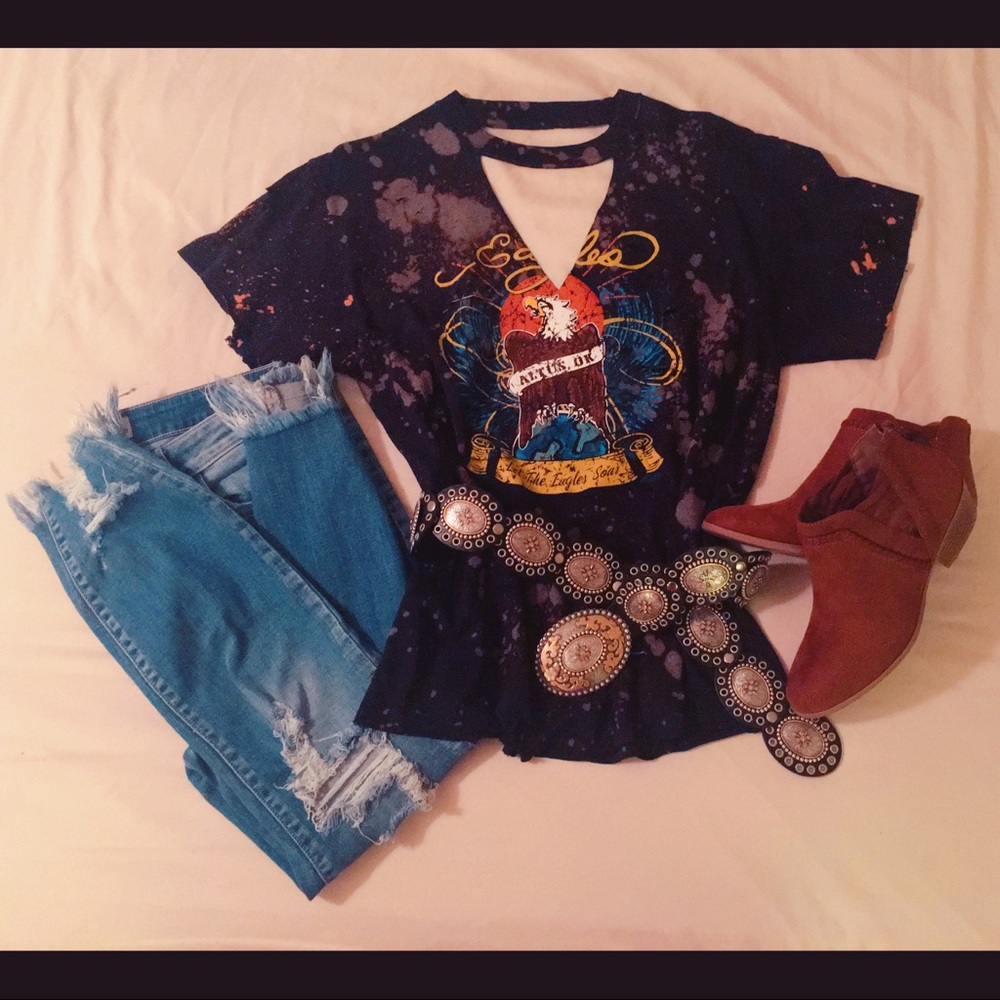 Distressed Tee